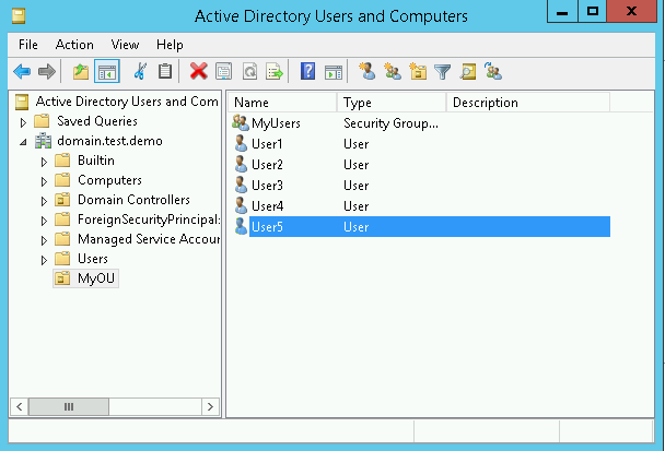 Add user in MS AD