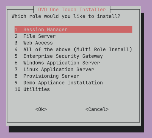 One Touch Menu