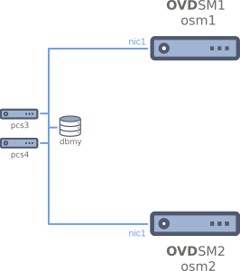 Cluster is composed of 5 nodes